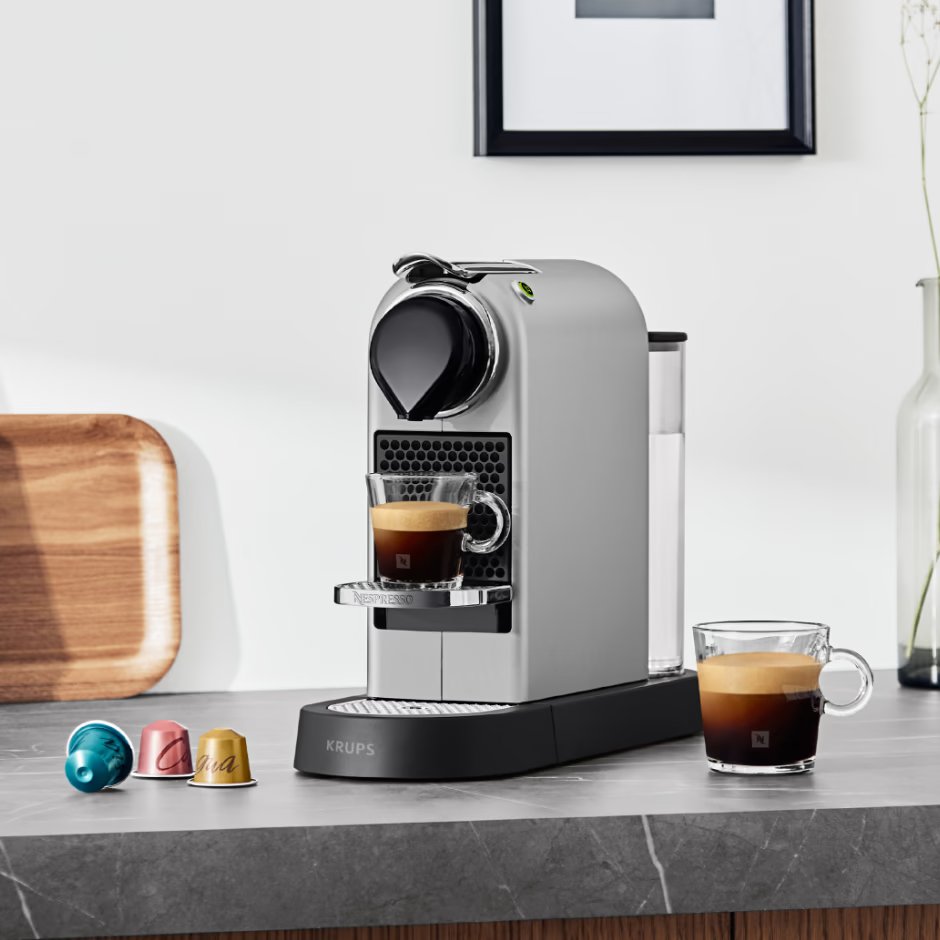 Krups Nespresso Citiz Xn Silver F Te Du Caf Coffee Marketplace